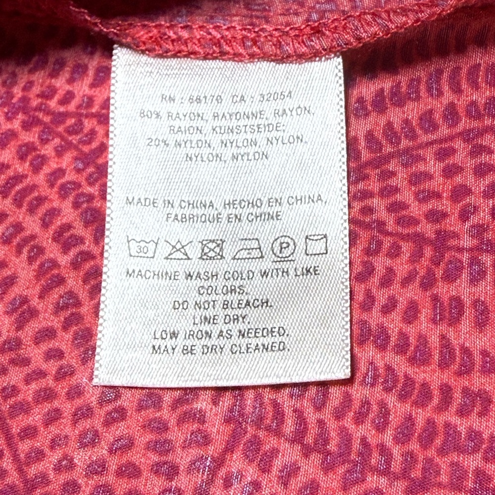 Maeve Crimson Patterned Blouse - Picture 4 of 5